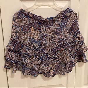 A Chiffon, brand new fully lined skirt without tag, for girls of size XS.